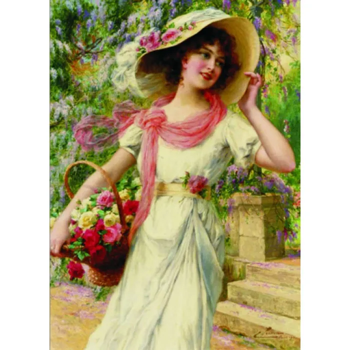 Emile Vernon : Jardin en Fleur