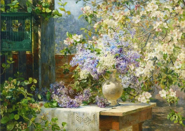 Marie Egner : Floraison de la Tonnelle