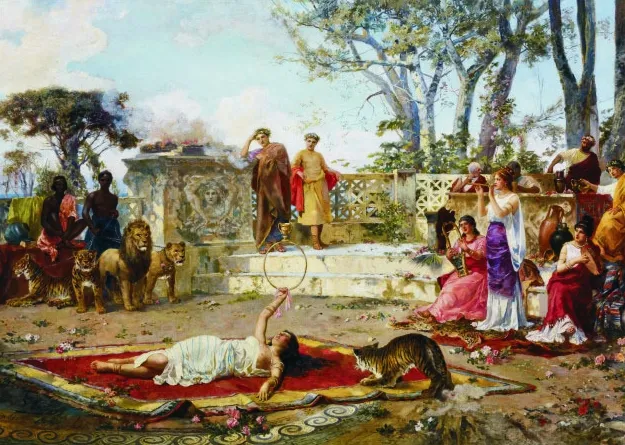 Marie Egner : Le Dompteur de Lion