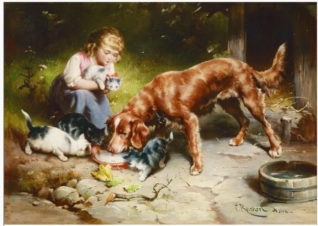 Carl Reichert: Repas du soir