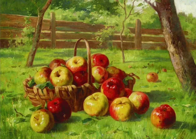 Karl Vikas : La Récolte de Pommes