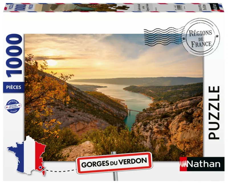 Collection Régions de France - Coucher du soleil sur les Gorges du Verdon