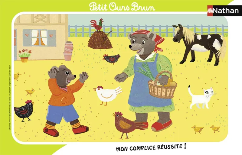 Puzzle Cadre - Petit Ours Brun