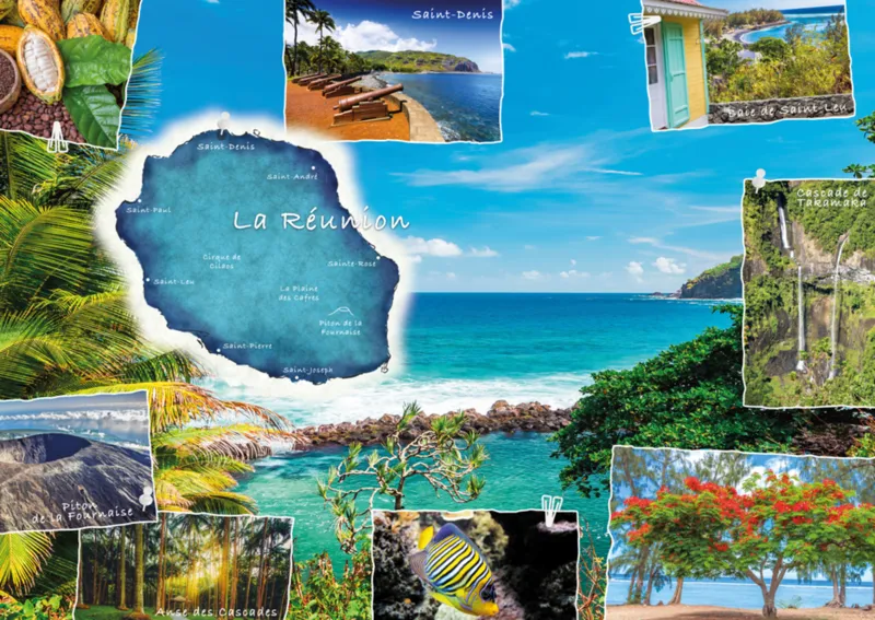 Carte Postale de la Réunion