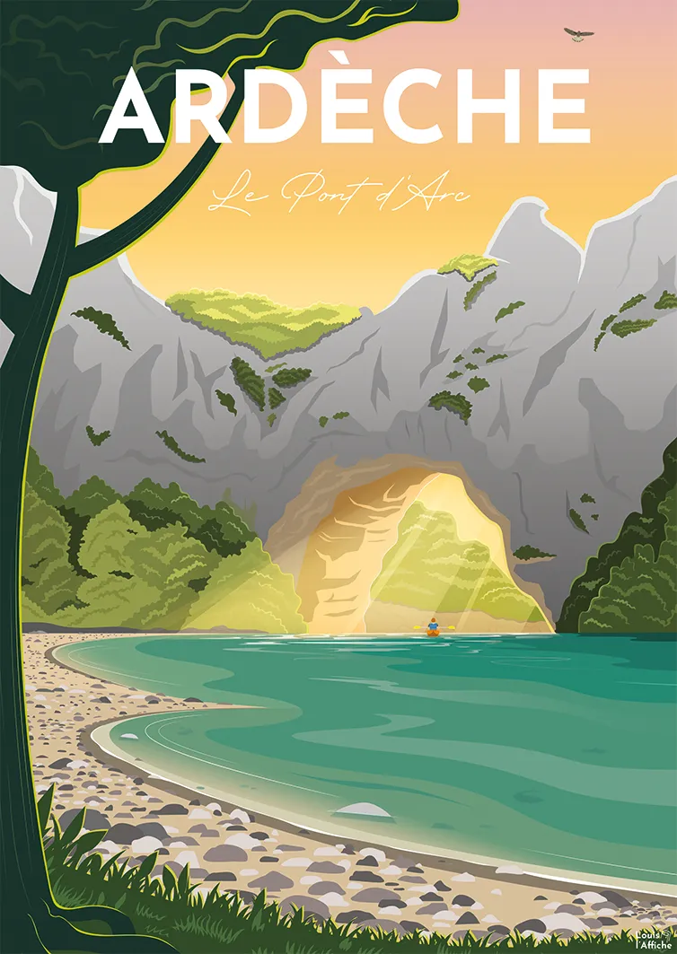 Louis l'Affiche - Affiche de l'Ardèche
