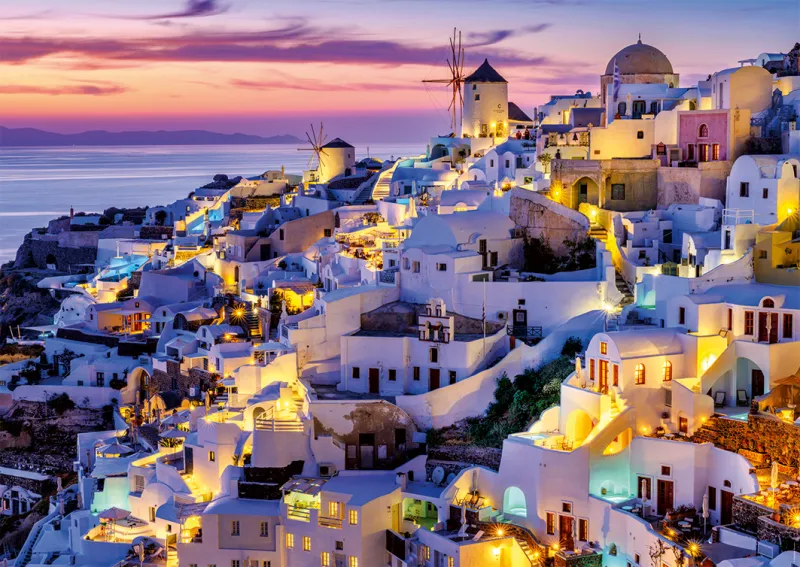 Coucher de Soleil sur Santorin