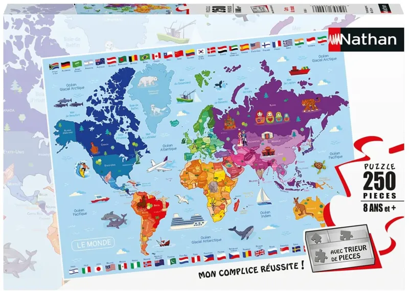 Pièces XXL - Carte du Monde