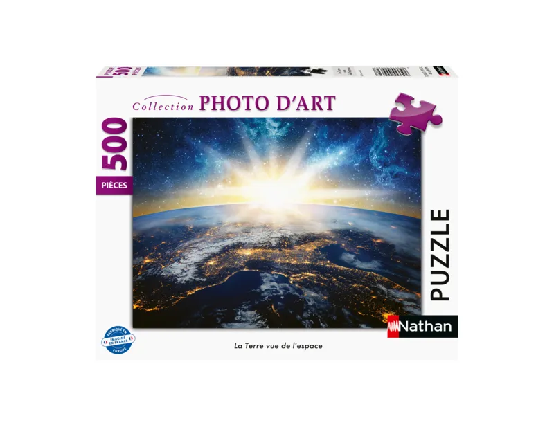 Die Erde aus dem Weltraum betrachtet