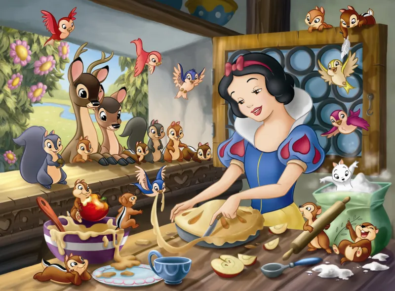 Blanche Neige fait de la Pâtisserie