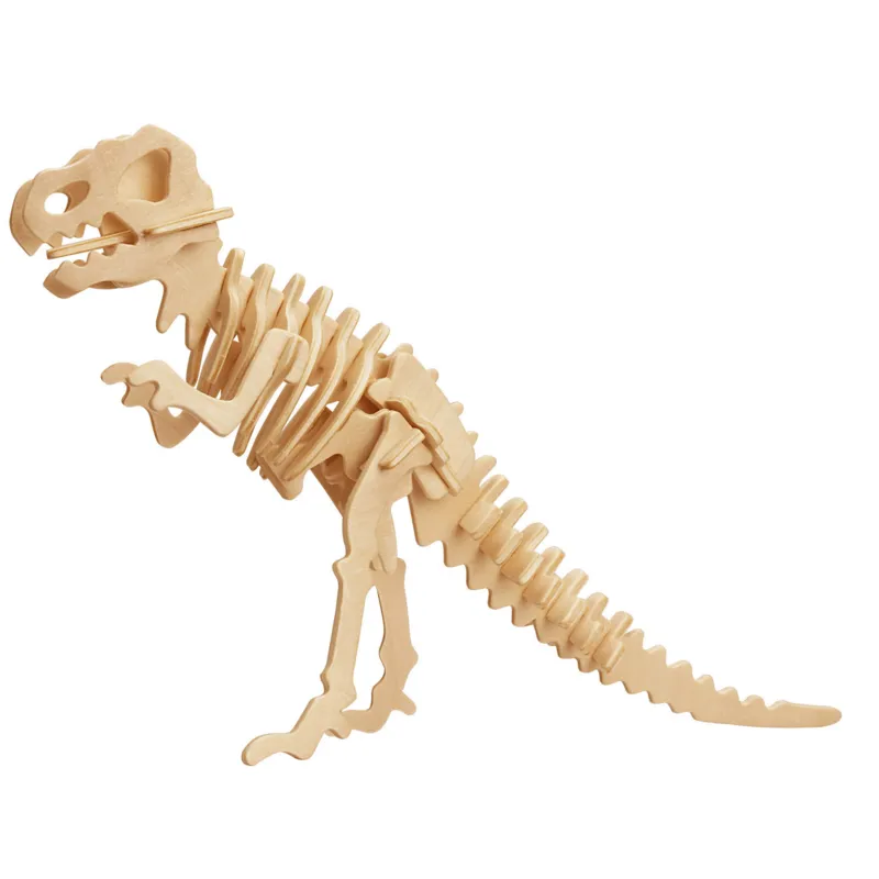 Puzzle 3D en Bois - T-Rex