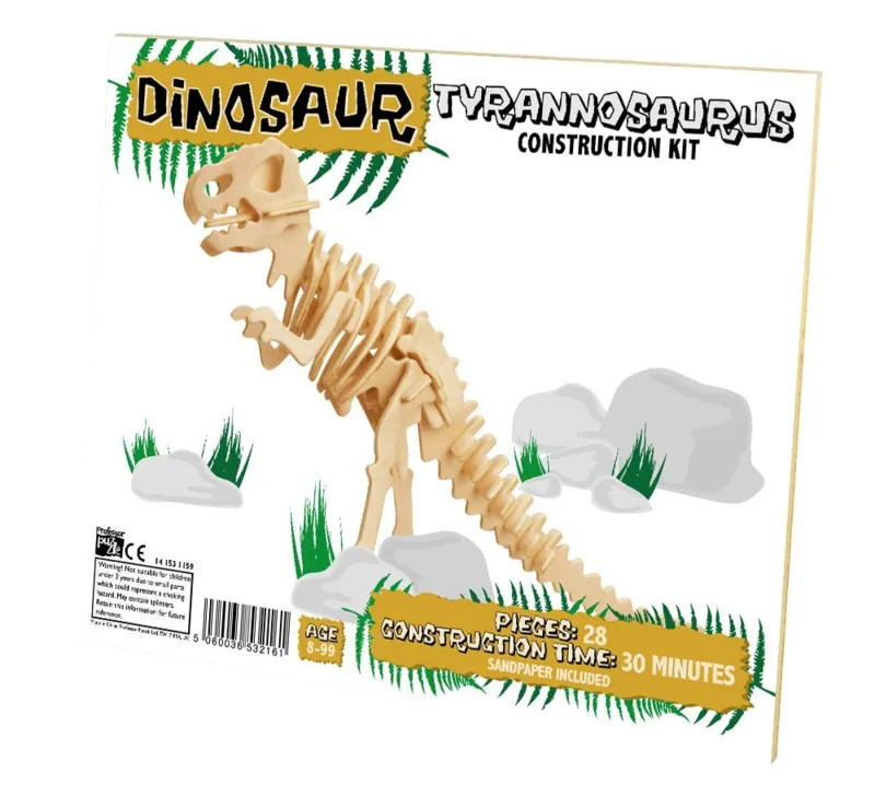 Puzzle 3D en Bois - Tyranosaure