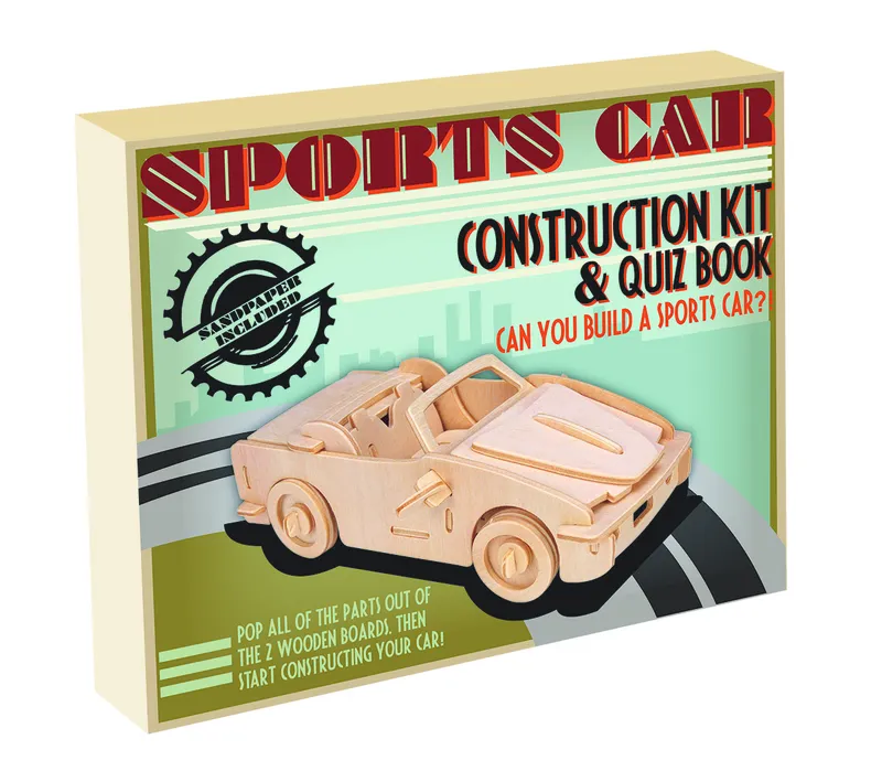 Puzzle 3D en Bois - Voiture de Sport