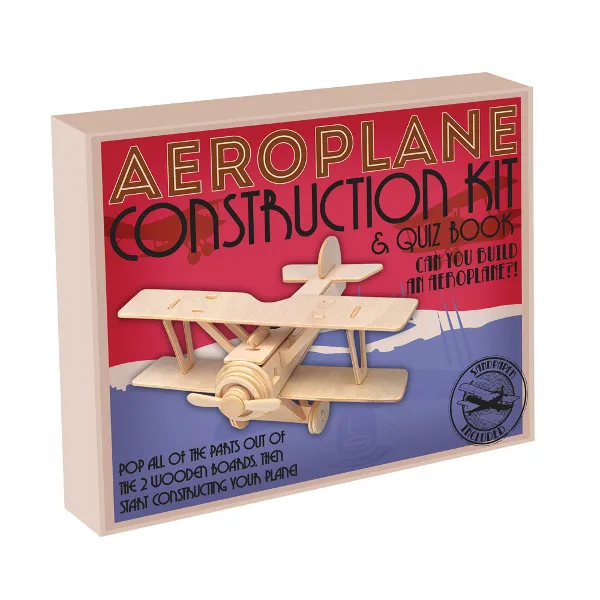 Puzzle 3D en Bois - Aéroplane