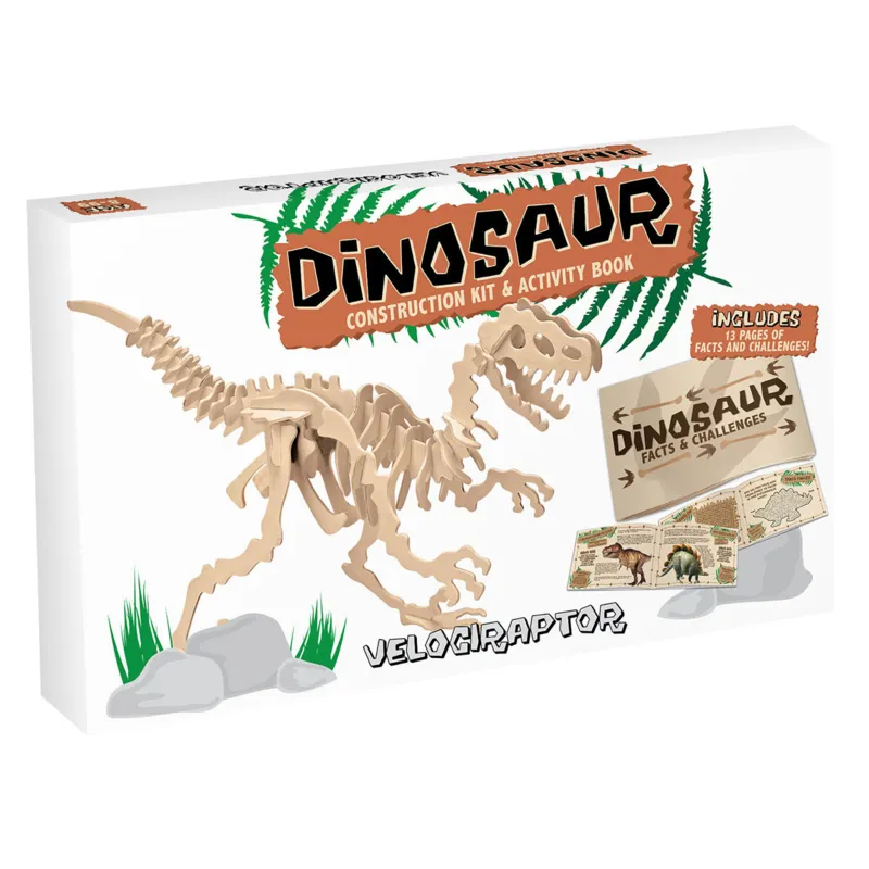 Puzzle 3D en Bois - Velociraptor (Large)