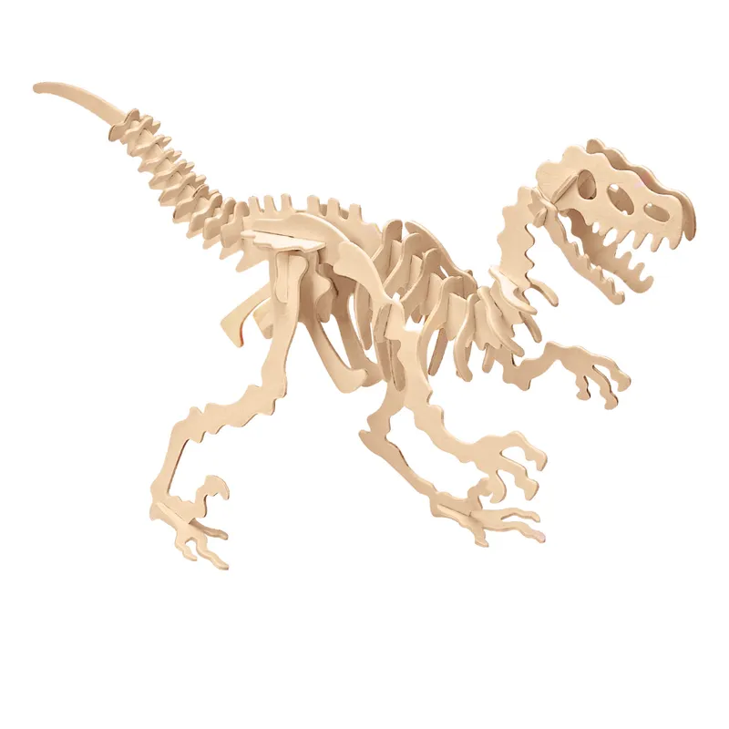 Puzzle 3D en Bois - Velociraptor (Large)