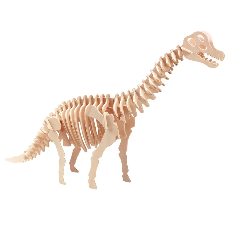 Puzzle 3D en Bois - Brachiosaure (Large)