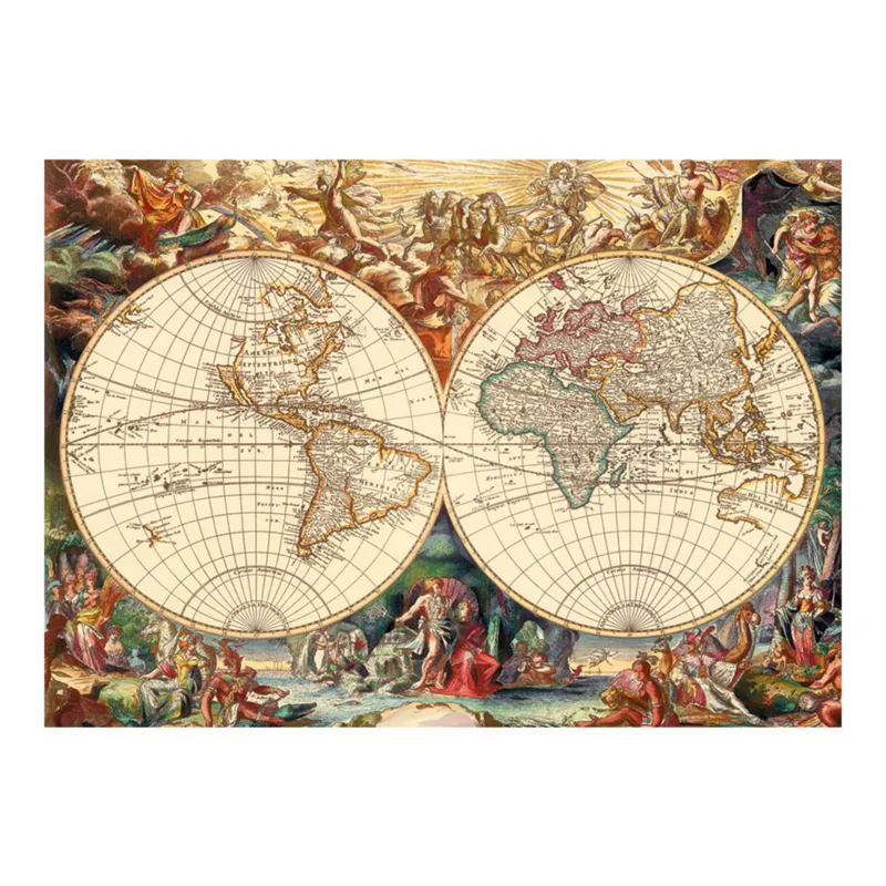 Vieille Carte du Monde