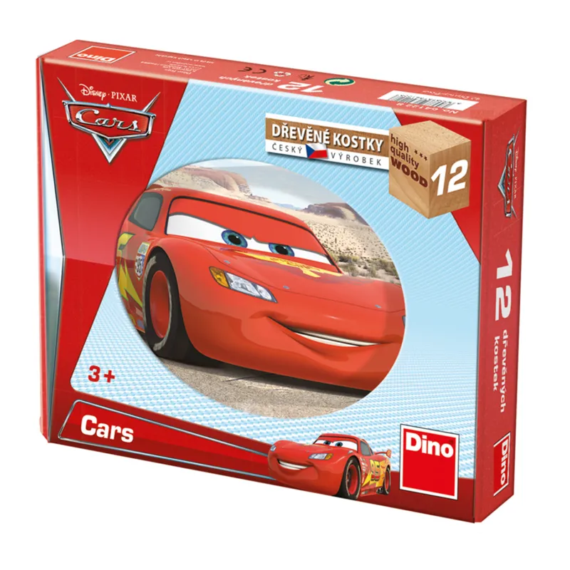 Puzzle Cubes en Bois - Cars