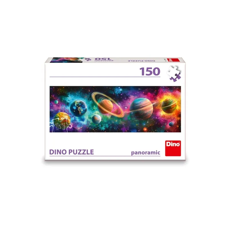 Puzzle Panoramique - Planètes Colorées