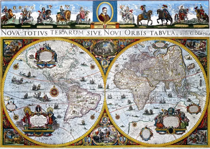 Vieille Carte du Monde