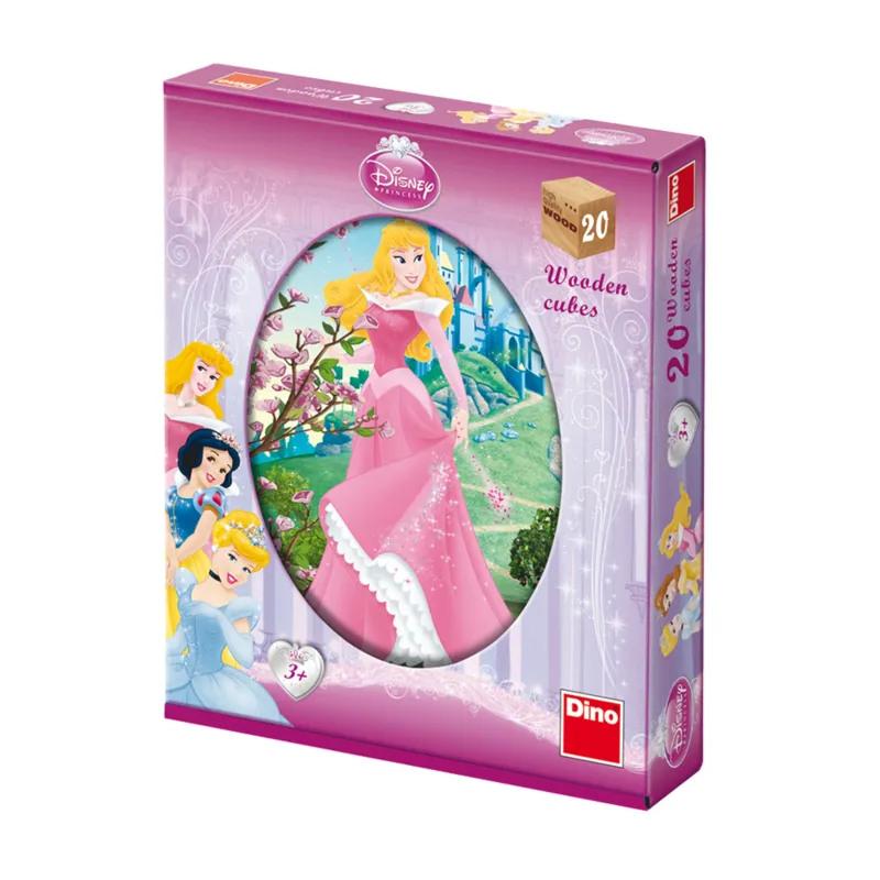 Puzzle Cubes en Bois - Disney Princess