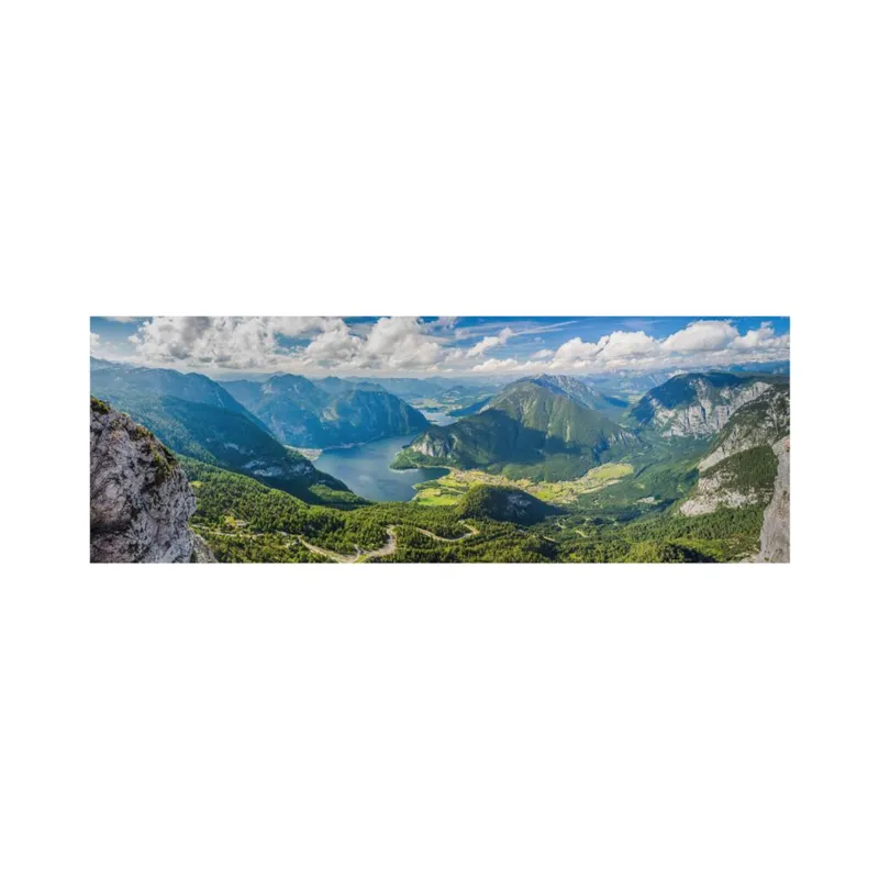 Vue des Alpes - Panoramique Puzzle