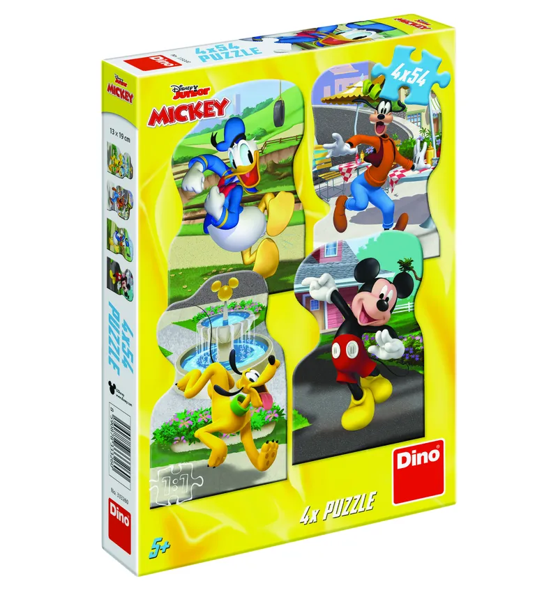 4 Puzzles - Mickey en Ville