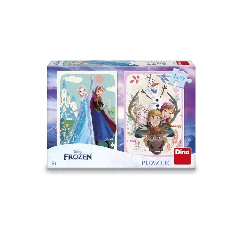 2 Puzzles - La Reine des Neiges : Anna & Elsa
