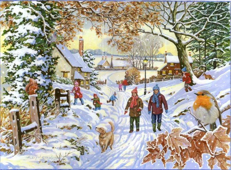 Pièces XXL - Snowy Walk