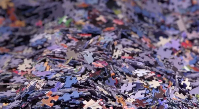 Puzzle Mystère sans Boite & sans Image - Sachet de 2000 Pièces