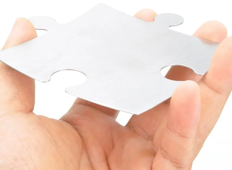 4 Dessous de Verre Puzzle - Métal