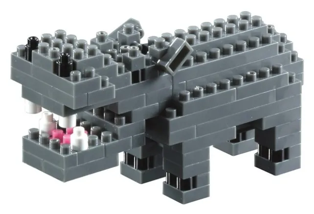Nano Puzzle 3D - Hippopotame