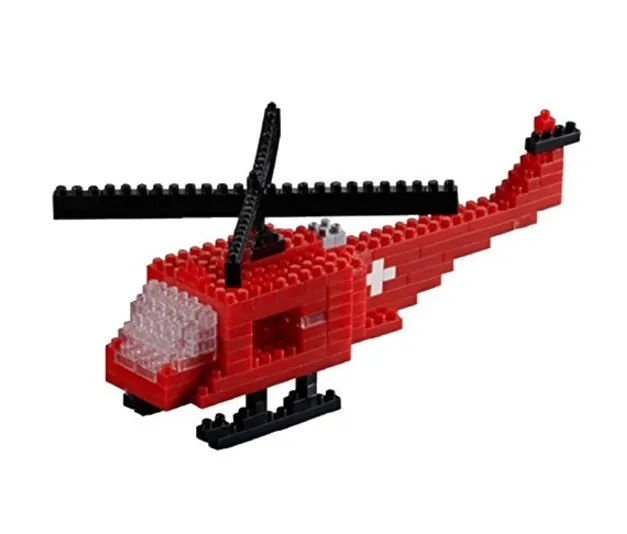 Nano Puzzle 3D - Hélicoptère Suisse (Level 3)