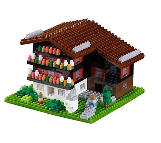 Nano Puzzle 3D - Chalet Suisse (Level 3)