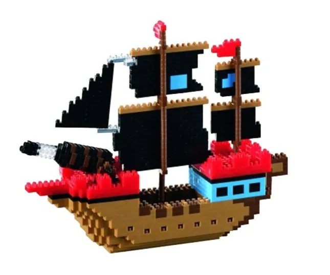 Nano Puzzle 3D - Bateau de Pirate (Level 4)