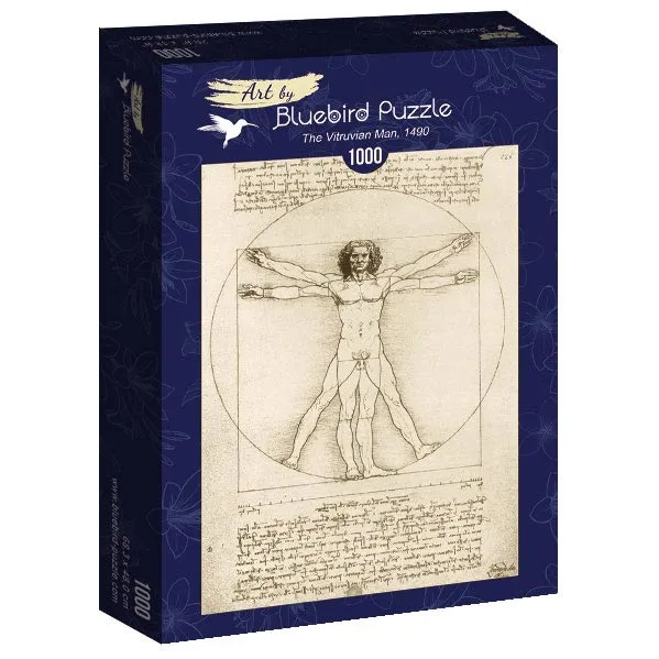 Leonard De Vinci - The Vitruvian Man, 1490
