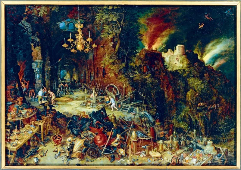 Jan Brueghel the Elder - Allegory of Fire, 1608