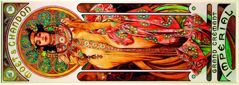 Mucha  - Moët & Chandon-Grand Crémant Impérial, 1899