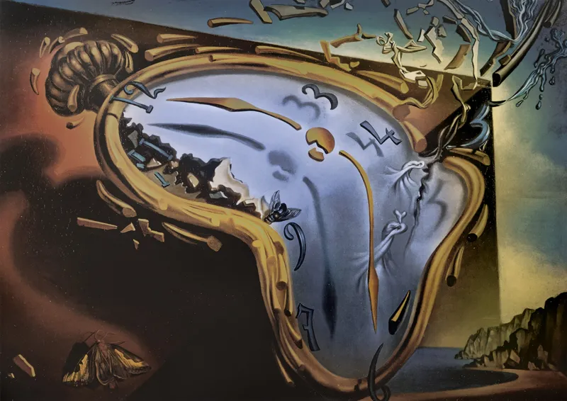 Salvador Dalí - Soft Watch Exploding in 888 Particles after Twenty Years of Total Immobility, c.1954
