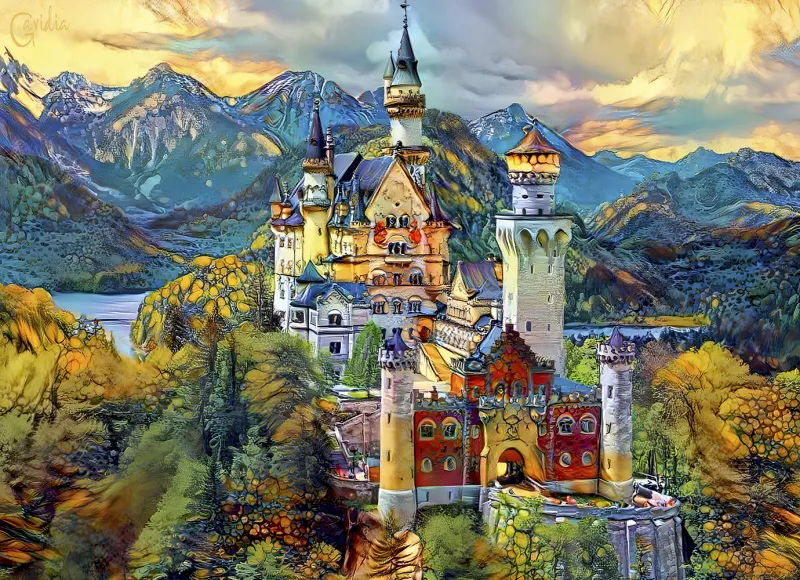 Château de Neuschwanstein, Allemagne