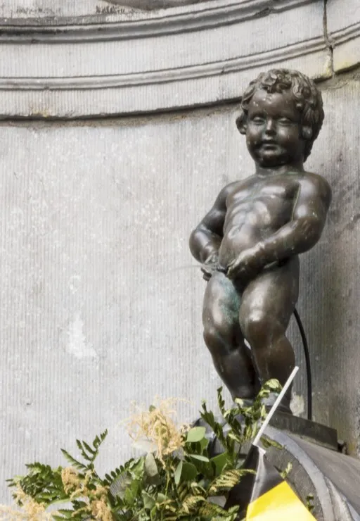 Le Mannenken Pis, Bruxelles, Belgique