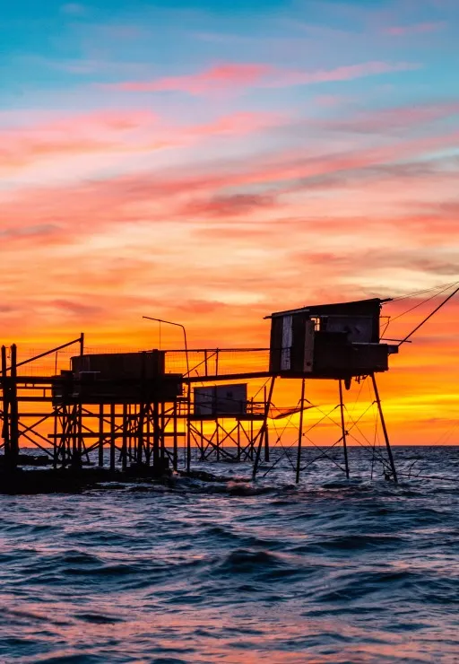 Coucher de Soleil sur Carrelets