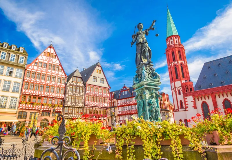 La Vieille Ville de Francfort, Allemagne