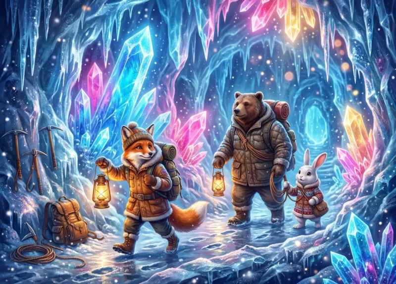 La Grotte aux Cristaux de Glace