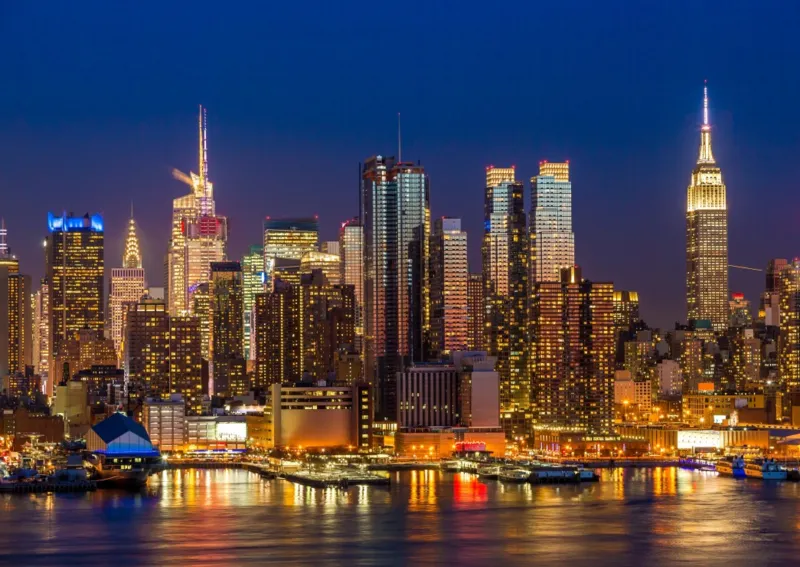 New York Skyline by Night