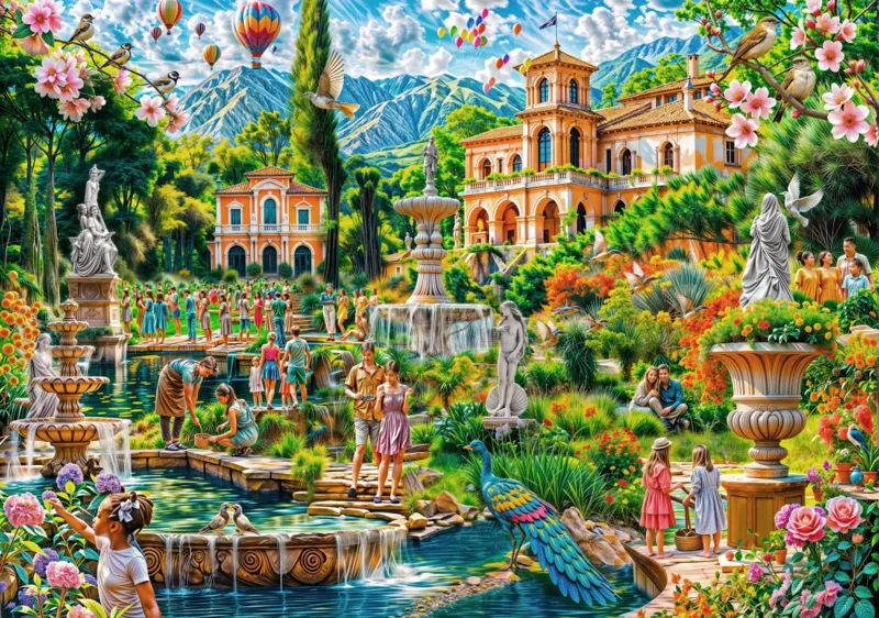 Promenade dans le Parc
