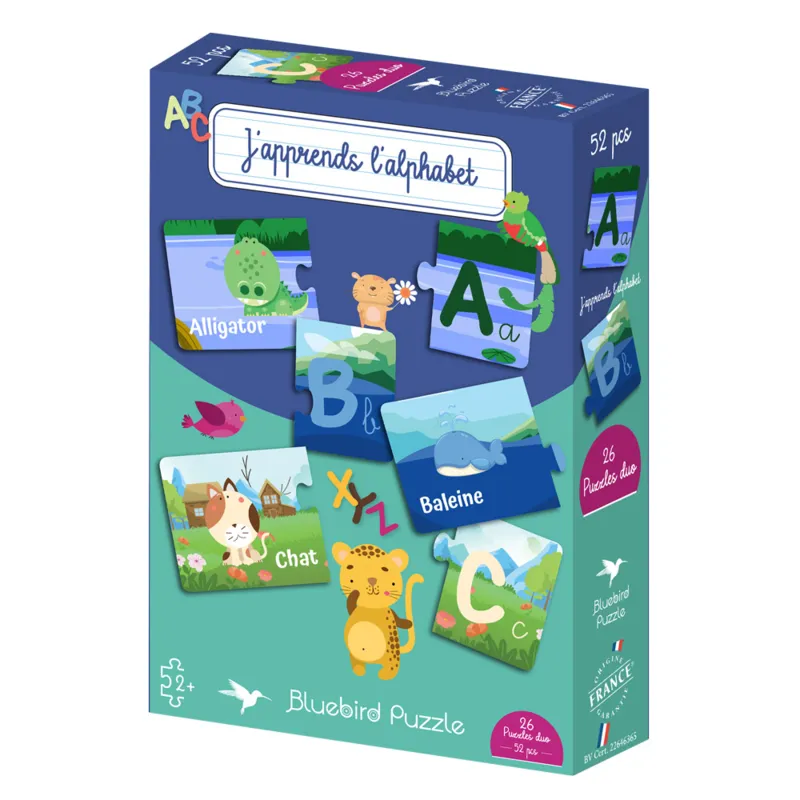 Puzzles duo - J'apprends l'alphabet
