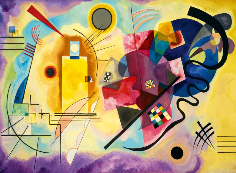 Kandinsky - Jaune, Rouge, Bleu, 1925