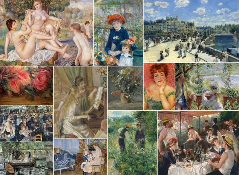 Auguste Renoir - Collage