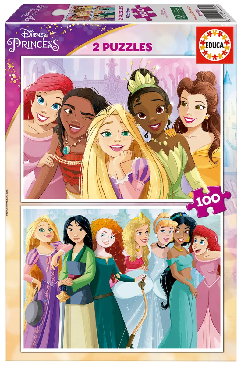 2 Puzzles - Disney Princess
